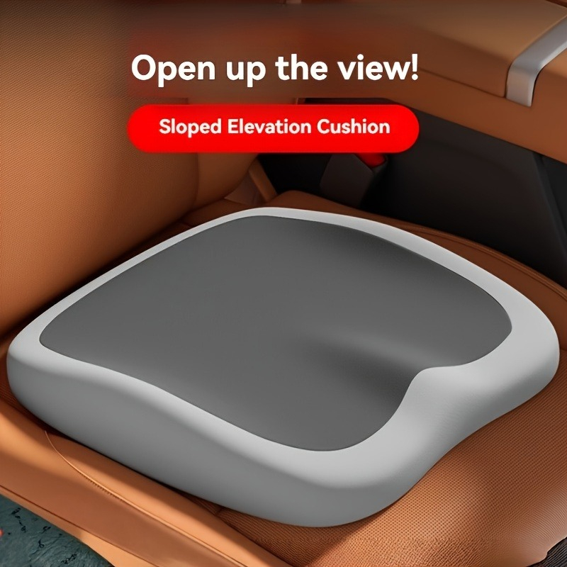 Memory Foam Car Neck Pillow Lumbar Support - Ergonomisches Memory-Foam-Sitzkissen, Einzelstück Autositz-Erhöhung für Fahrerseite,
