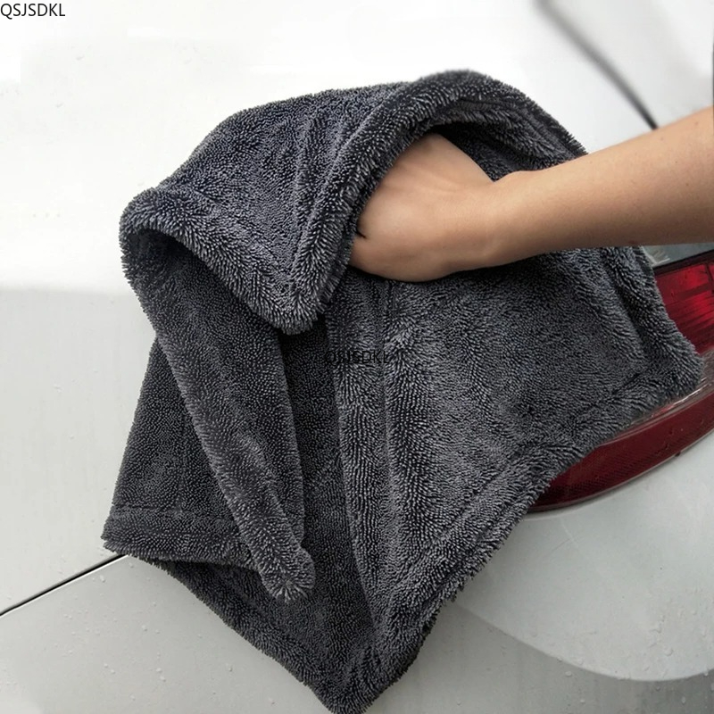 Microfiber Car Drying Towel Super Absorbent - 1200GSM/600GSM Mikrofaser-Auto-Reinigungstuch, doppelseitig, super saugfähig, Autowasch-Reinigungstuch,