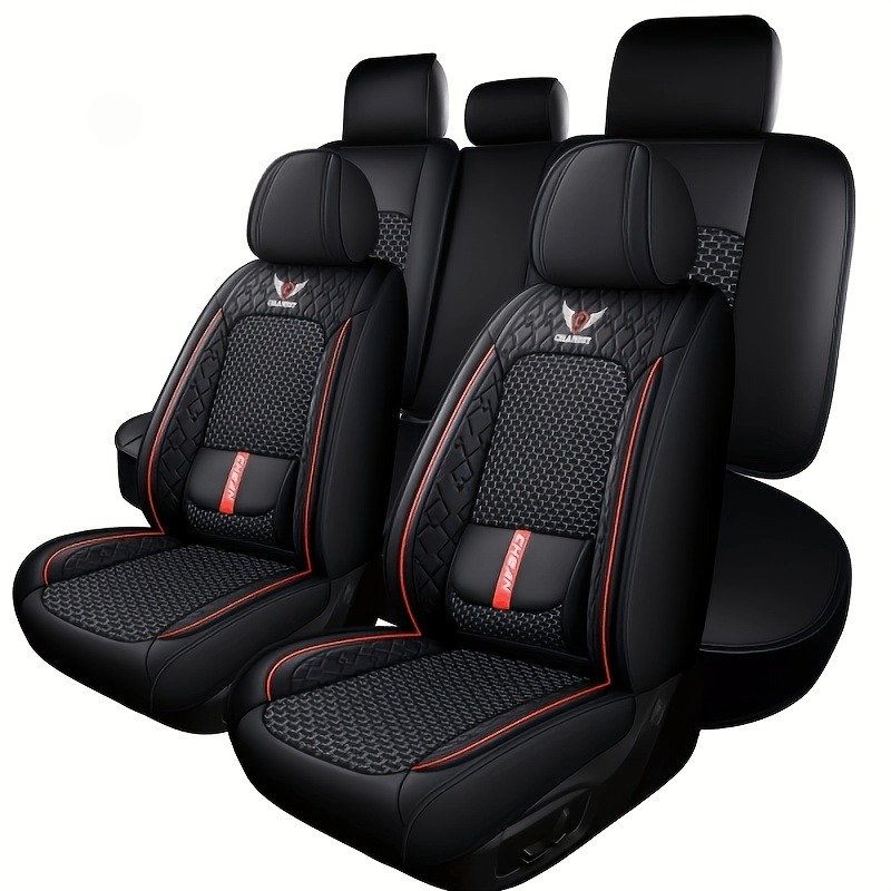 Leather Car Seat Covers Full Set Universal - Für Polo 9n3, Leapmotor B05, Citroen