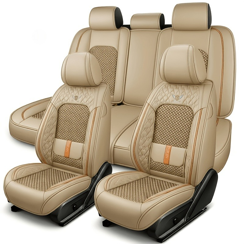 Leather Car Seat Covers Full Set Universal - Für Jetour T2, Dacia Jogger, EX30,