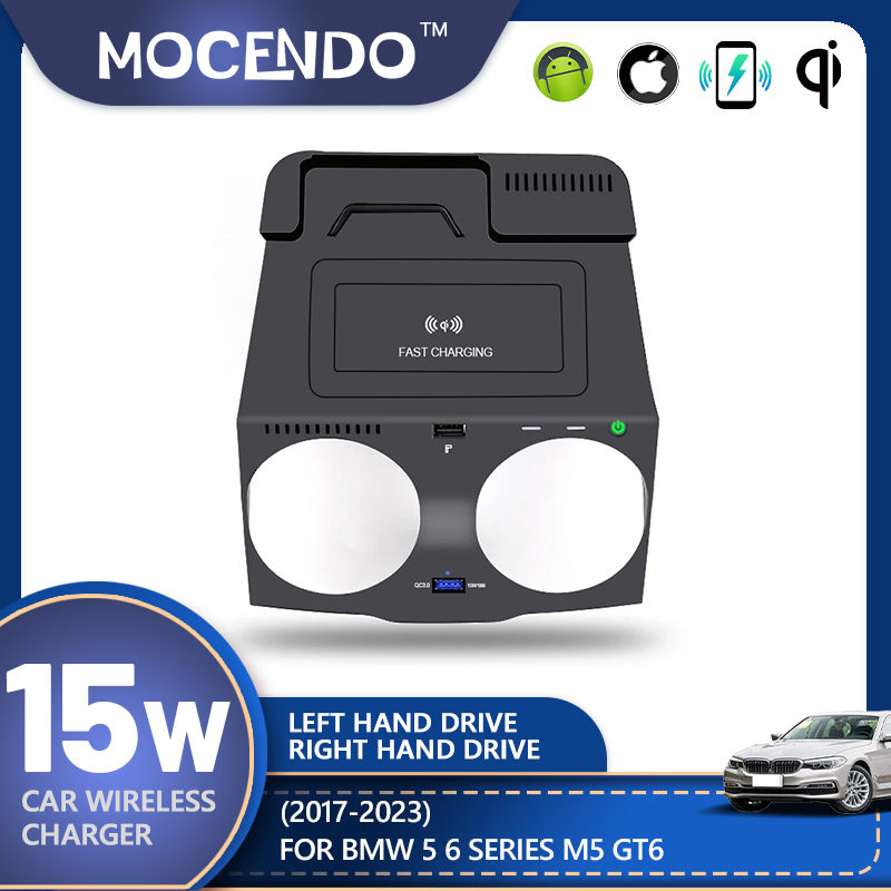 Wireless Car Charger Mount Fast Charging - Für BMW 5 6 Serie G30