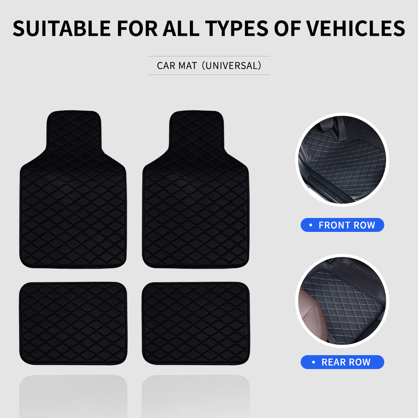 Komplettes Set von Autofußmatt – Car Floor Mats Universal Waterproof Leather Bewertung und Preis