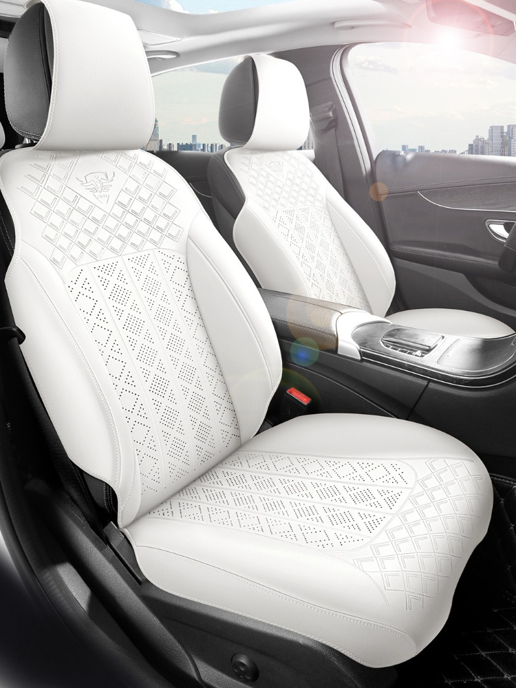 Hochwertige Leder-Autositzscho – Leather Car Seat Covers Full Set Universal Bewertung und Preis