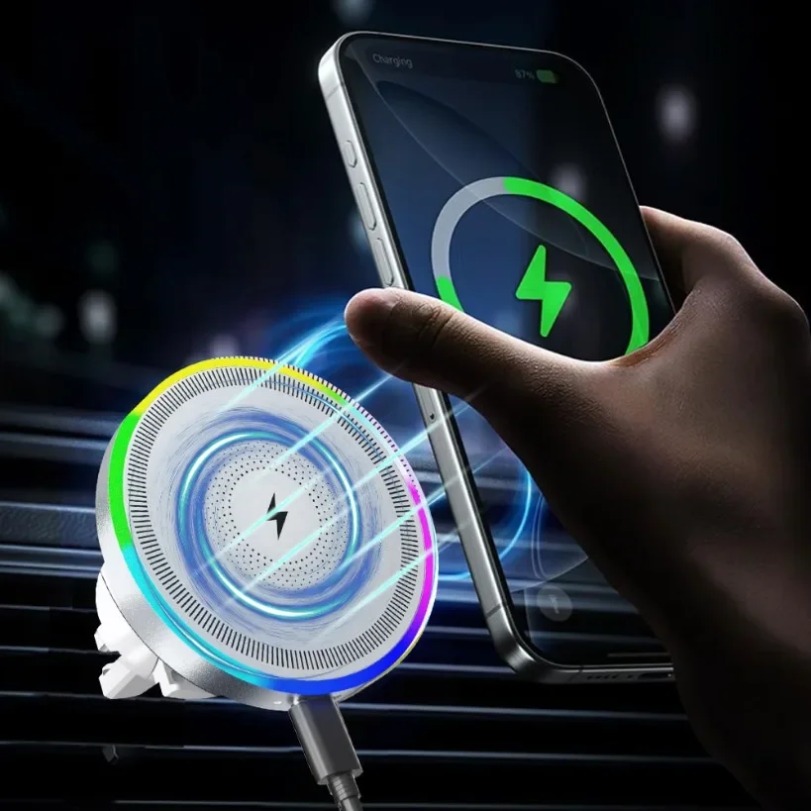 RGB Licht Auto Magnetische Tel – Wireless Car Charger Mount Fast Charging Bewertung und Preis