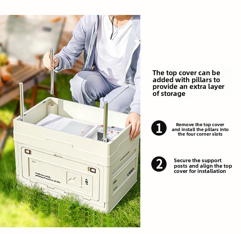 Camping-Klapp-Aufbewahrungsbox – Car Trunk Organizer Foldable Storage Box Bewertung und Preis