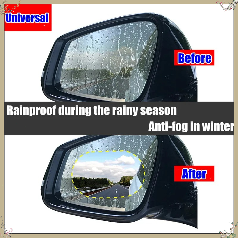 2 Stück Auto-Rückspiegelfolie  – Anti Glare Car Rearview Mirror Film Bewertung und Preis