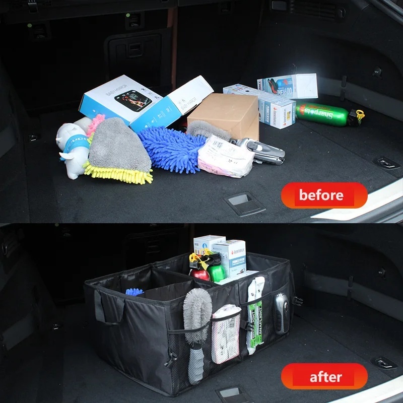Faltbare Großraum-Aufbewahrung – Car Trunk Organizer Foldable Storage Box Bewertung und Preis
