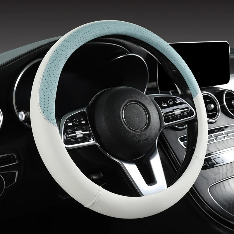 Perforierter Auto-Lenkradbezug – Car Steering Wheel Cover Anti Slip Breathable Bewertung und Preis