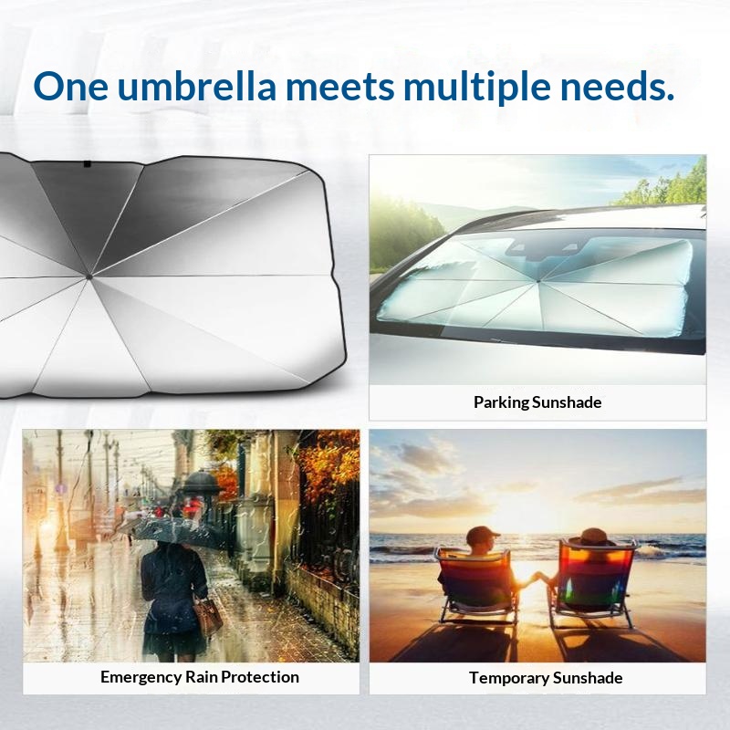 Mehrzweckiger, praktischer, fa – Car Sunshade Windshield Umbrella Foldable Bewertung und Preis