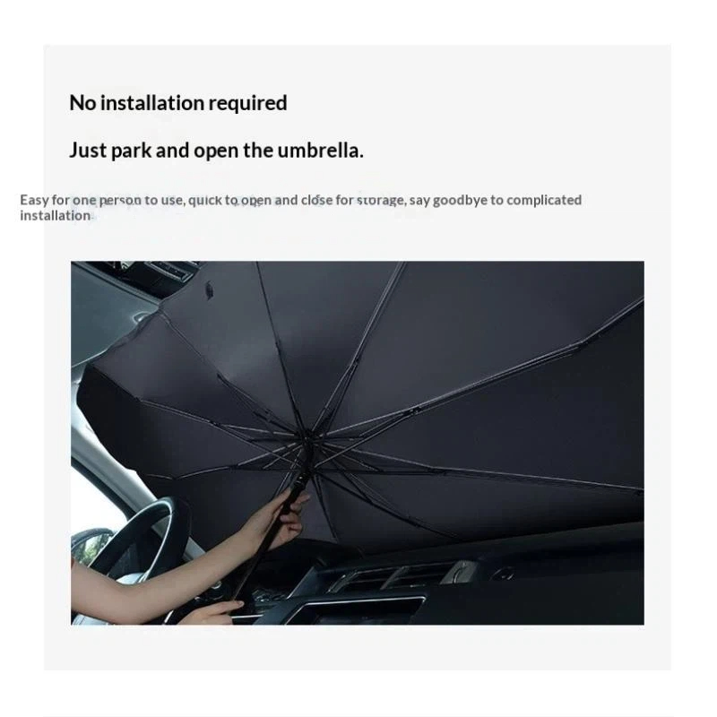 Mehrzweckiger, praktischer, fa – Car Sunshade Windshield Umbrella Foldable Bewertung und Preis