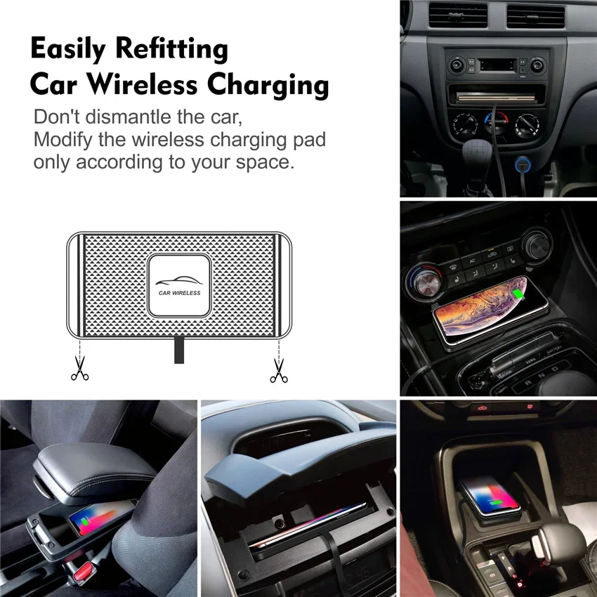 Silikon Pad Ständer Drahtlose  – Wireless Car Charger Mount Fast Charging Bewertung und Preis