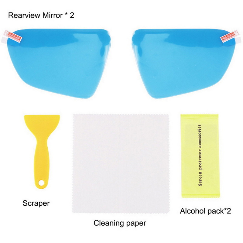 2 stücke Rückspiegel Regendich – Anti Glare Car Rearview Mirror Film Bewertung und Preis