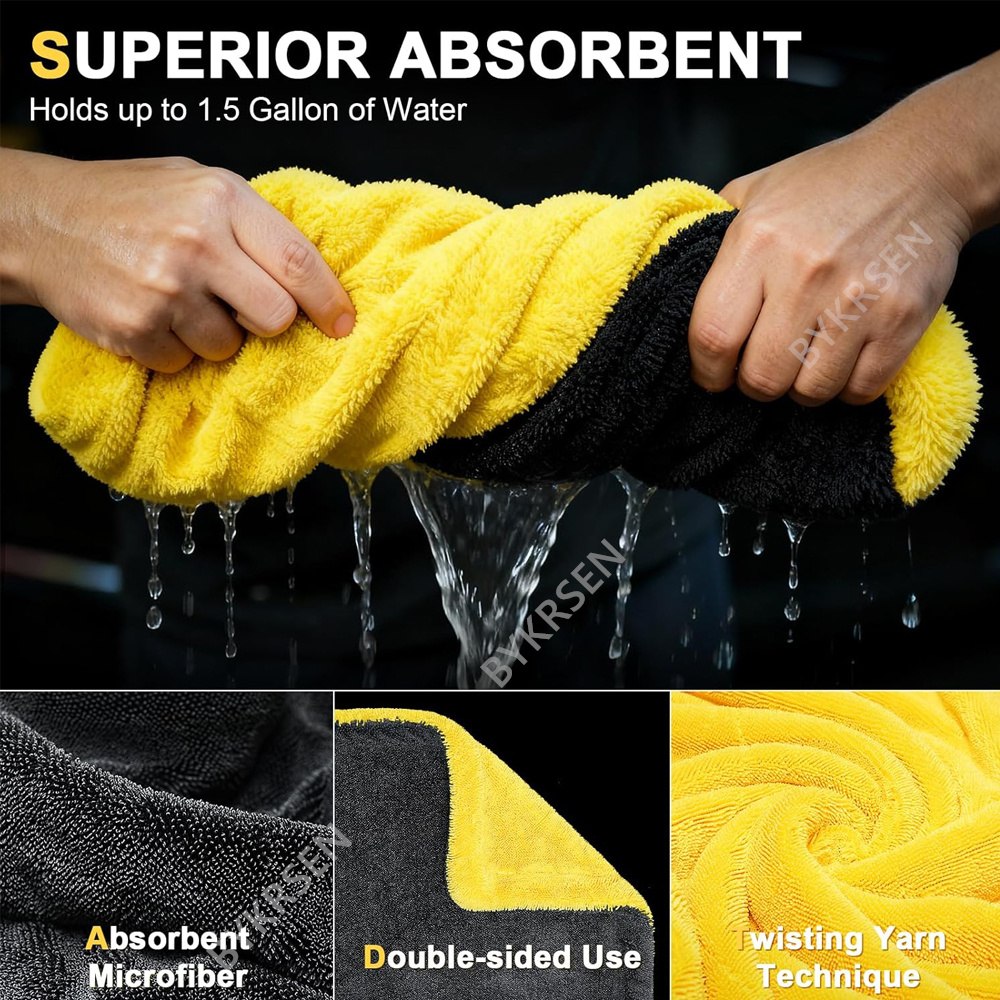 1800GSM Übergroßes Mikrofaser- – Microfiber Car Drying Towel Super Absorbent Bewertung und Preis